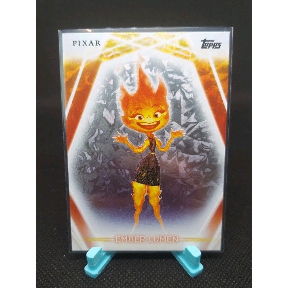 2026 Topps Disney Neon Elemental Ember Lumen Snow Caps Parallel #181
